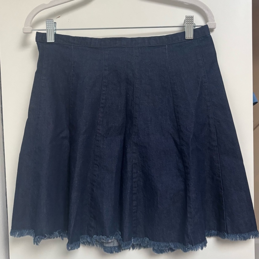 Denim A-Line Skirt
